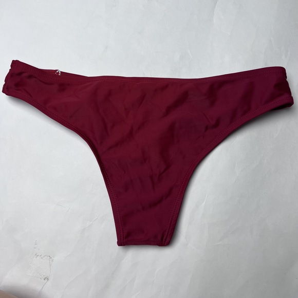 Cupshe Bikini Bottoms Red Strappy Sides Low-Rise *MATCHING TOP* - Picture 4 of 9